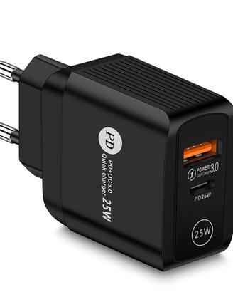 Caricatore Rapido 25W Caricabatterie Samsung USB