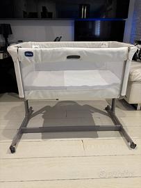 Culla Chicco Next2me in ecopelle bianca