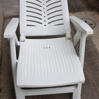 Poltrona da esterno giardino/terrazzo in resina