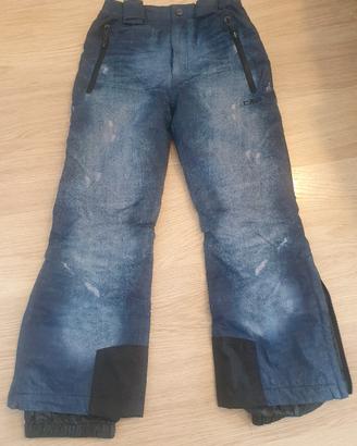 Pantaloni sci Cmp Campagnolo bambino taglia 10 a.