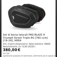 Borse laterari Pro Blaze H