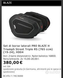 Borse laterari Pro Blaze H