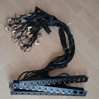 n°30 cavi xlr come da foto con connettori a 90°