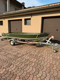 Barca in alluminio, canadian italmarine 430 cm