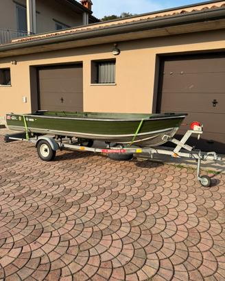 Barca in alluminio, canadian italmarine 430 cm