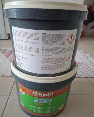 Adesivo bicomponente pavimenti legno Kedil