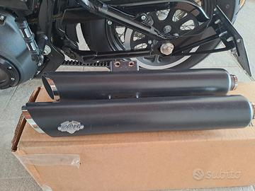 Terminali Vance Hines Twin Slash 3" Slip-on Harley