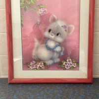 Quadro con cornice di legno