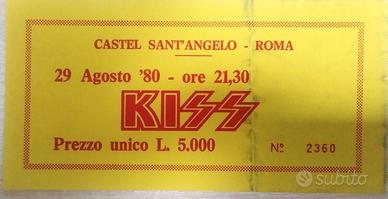 Ticket Concerto KISS - Castel S.Angelo