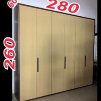 Armadio 6 ante caffelatte laccato