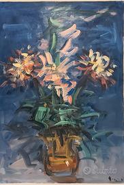 Dipinto con vaso di fiori