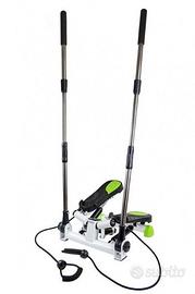 Stepper con manubrio regolabile e elastici