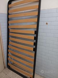 Rete singola con doghe legno ikea Nuova mai usata