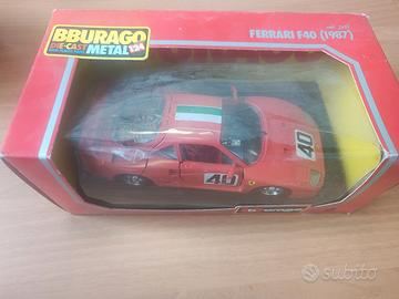 Ferrari F40 1/18 Burago modellino