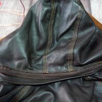 Piumino geox e giacca di pelle