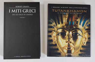 due Libri - i miti Greci - Tutankhamon 