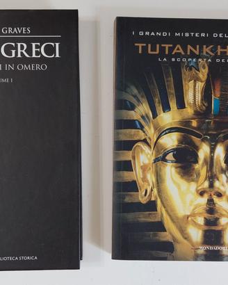 due Libri - i miti Greci - Tutankhamon 