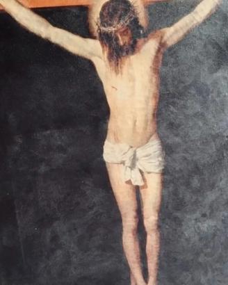 Riproduzione in scala di crocifissione.
