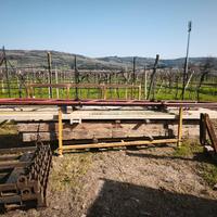 Trave carraia verniciata a  boccole Fap Dalmine 