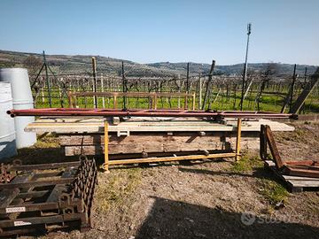 Trave carraia verniciata a  boccole Fap Dalmine 