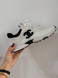 Sneakers chanel logo stringate donna