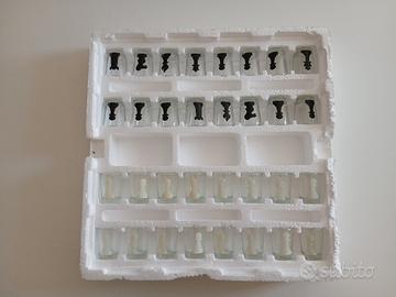 Set scacchi con bicchieri da shot