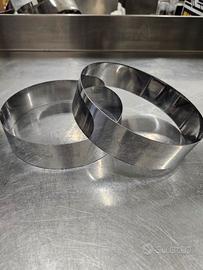 2 Stampi tondi professionali Paderno Ø18,5 acciai 