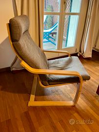 Poltrona POANG marrone