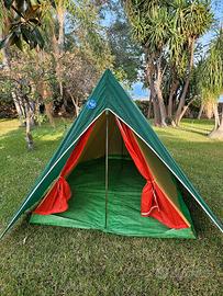 tenda da campeggio vintage 3 o 4 posti