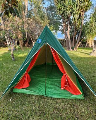tenda da campeggio vintage 3 o 4 posti