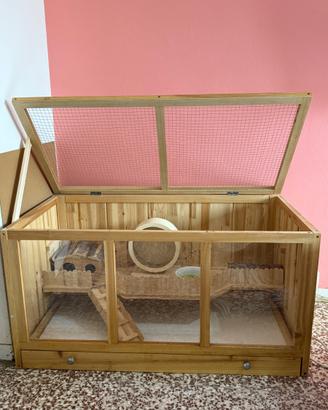 Gabbia ed accessori per criceti