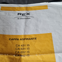 Cappa aspirante Rex a scomparsa