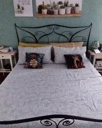 Letto matrimoniale in ferro battuto
