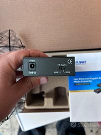 Coppia Convertitore multimediale di rete Planet.