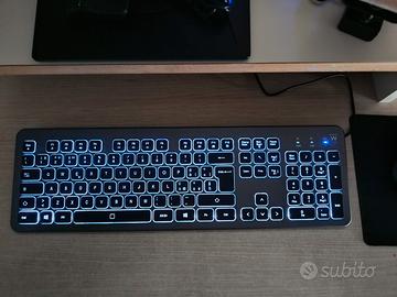 Tastiera Wireless Retroilluminata - Layout ITA