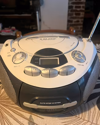 Radio MP3 e audio cassetta