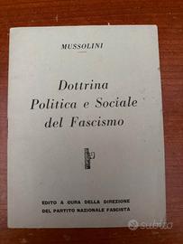 2 Libri 1932-37 Dottrina PNF + Italia Imperiale