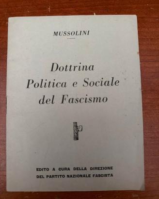 2 Libri 1932-37 Dottrina PNF + Italia Imperiale