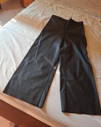 pantaloni simil pelle