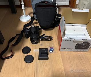 Canon eos 4000D + accessori
