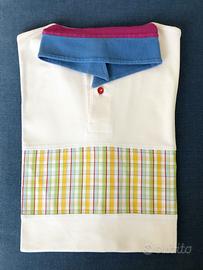 Polo bianca Etro a maniche corte