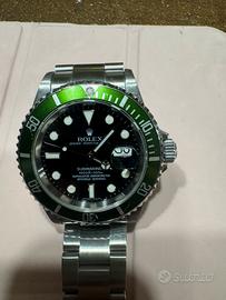 ROLEX  SUBMARINE  16610LV Fat Four kermit