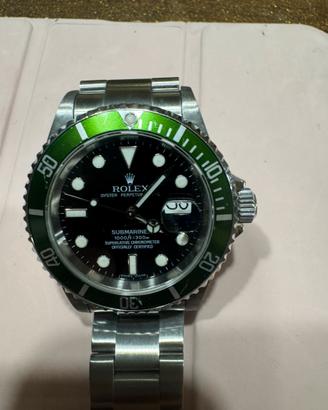 ROLEX  SUBMARINE  16610LV Fat Four kermit