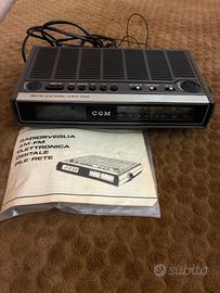Radiosveglia vintage CGM AM/FM