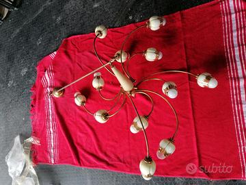 lampadari ferro battuto vetro murano e ceramica vi