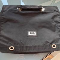 Borsa  in tessuto nero, con logo CIAK by Roncato.