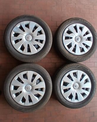 toyota yaris cerchi e gomme estive da 15"