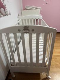 Lettino/Culla Erbesi + Materasso