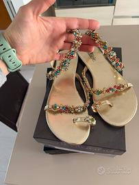 Sandali con strass