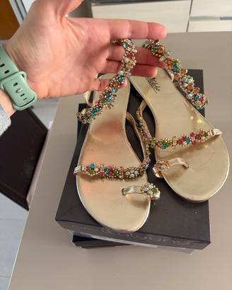 Sandali con strass